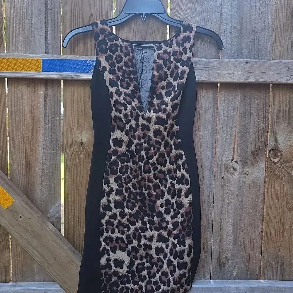 Charlotte Russe Animal Print Dress